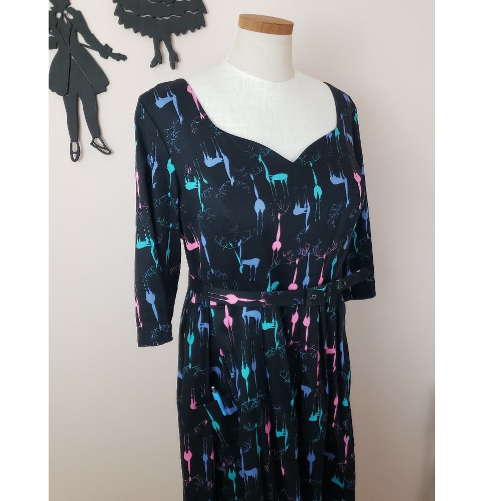 Retrospec'd Reindeer Dress Size XXL 18 - Picture 6 of 11